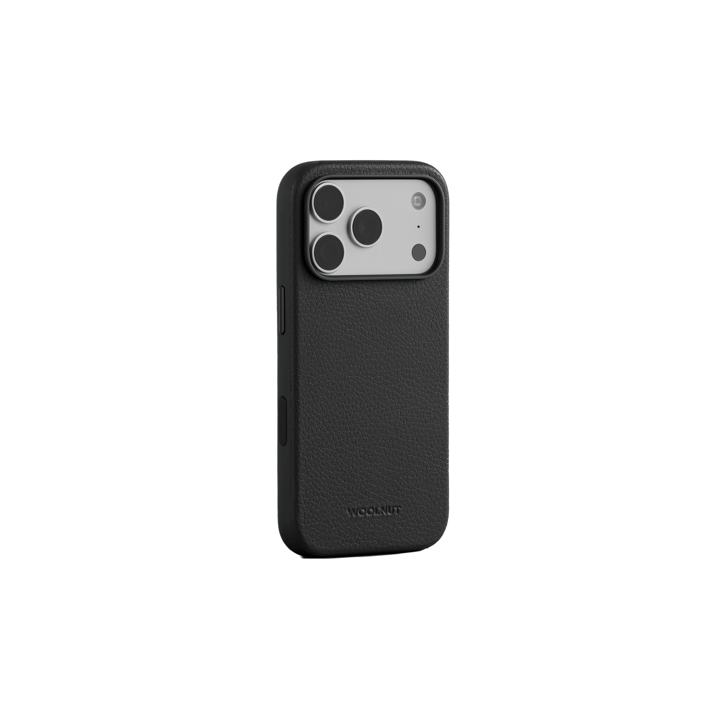 Woolnut Leather Case for iPhone 18 Pro - Black