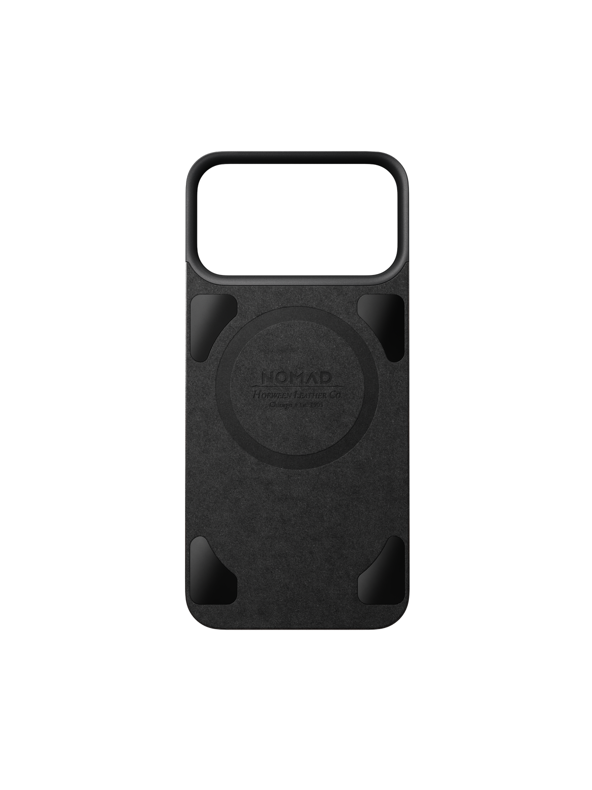 Nomad Magnetic Back with Horween Leather for iPhone 18 Pro Max - Black
