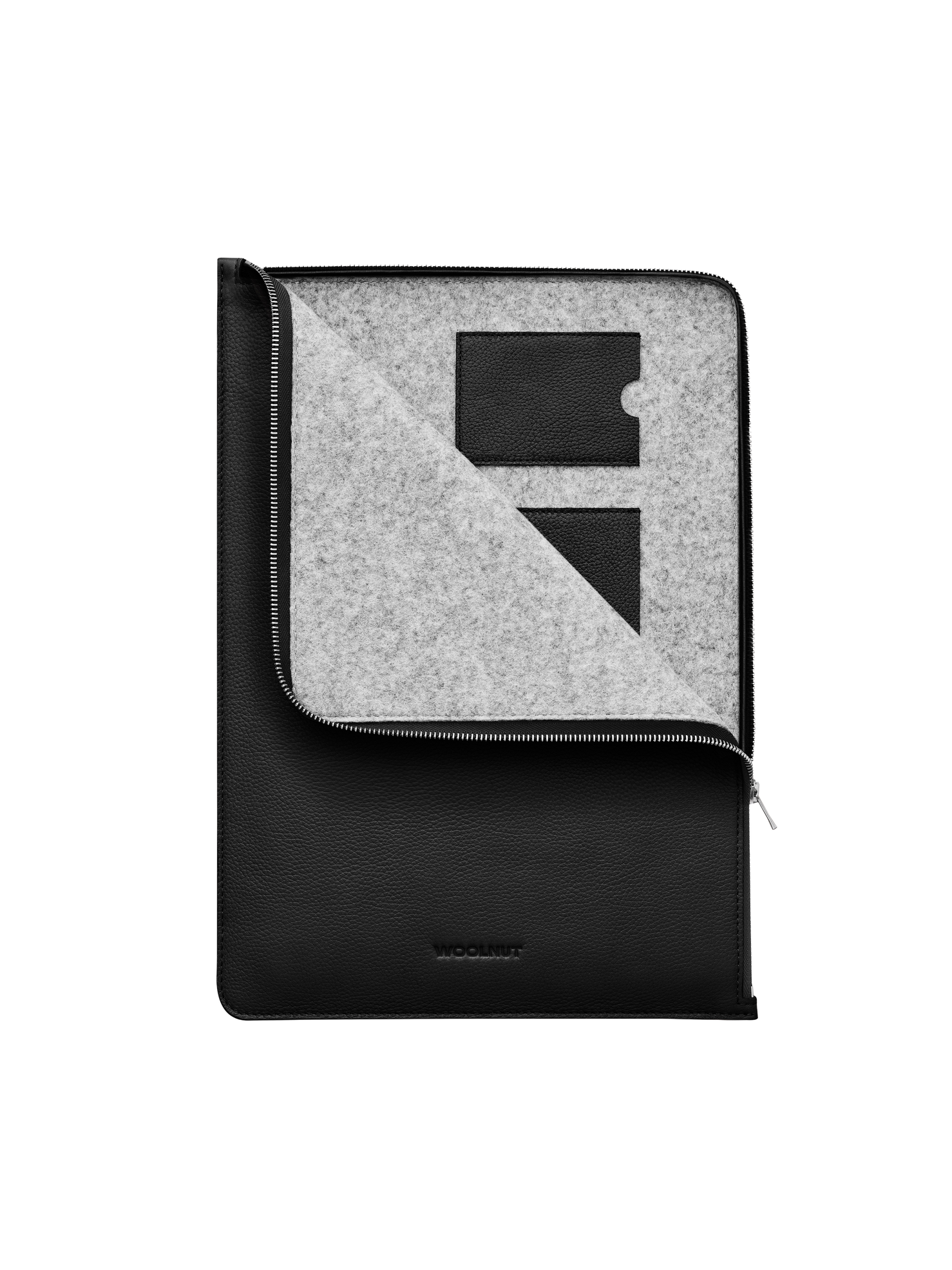 Woolnut Leather Folio for 13" MacBook Air & 14" MacBook Pro - Black