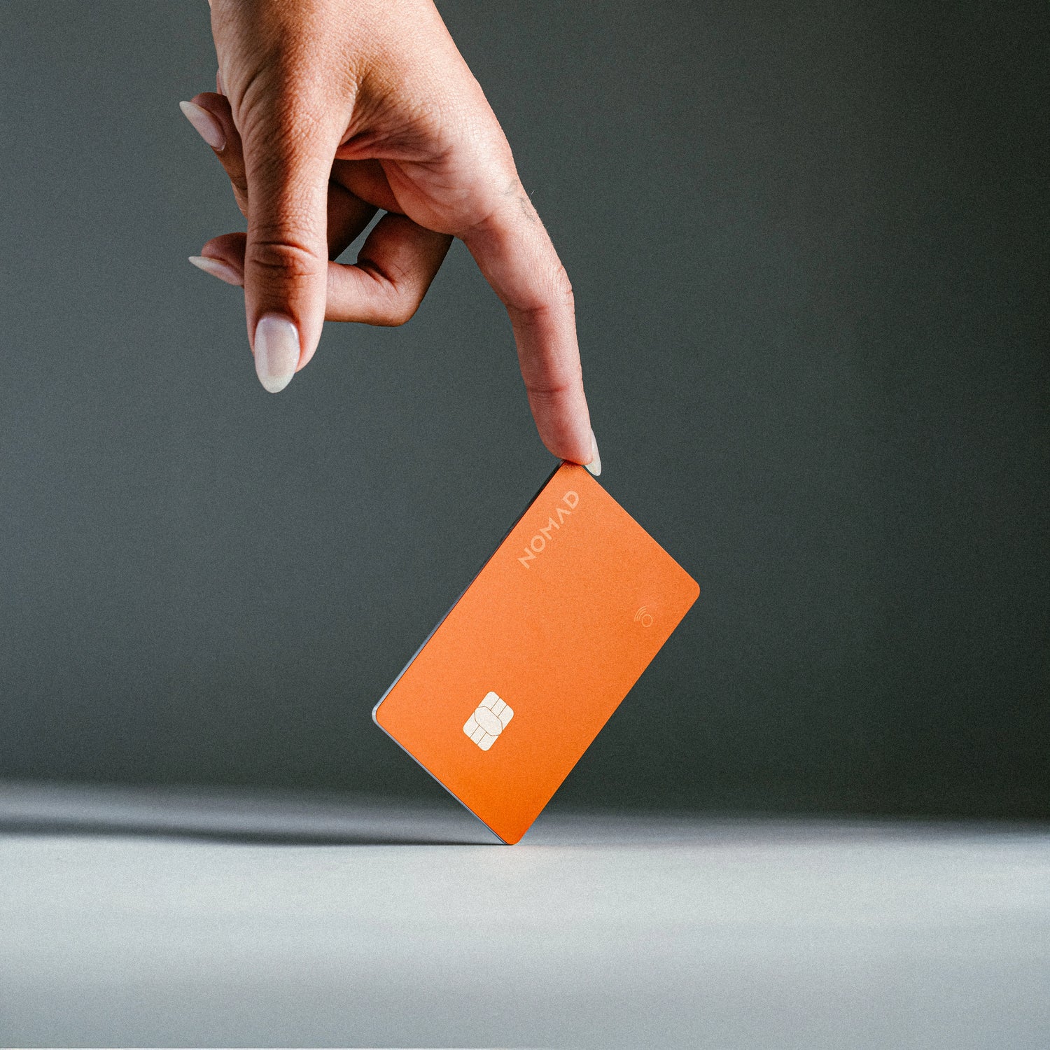 Nomad Tracking Card Pro for Apple Find My - Stellar Orange