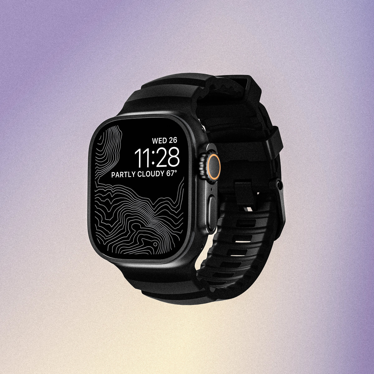 Nomad Rocky Point Band V2 - 46/49mm - Black Hardware - Carbon Black