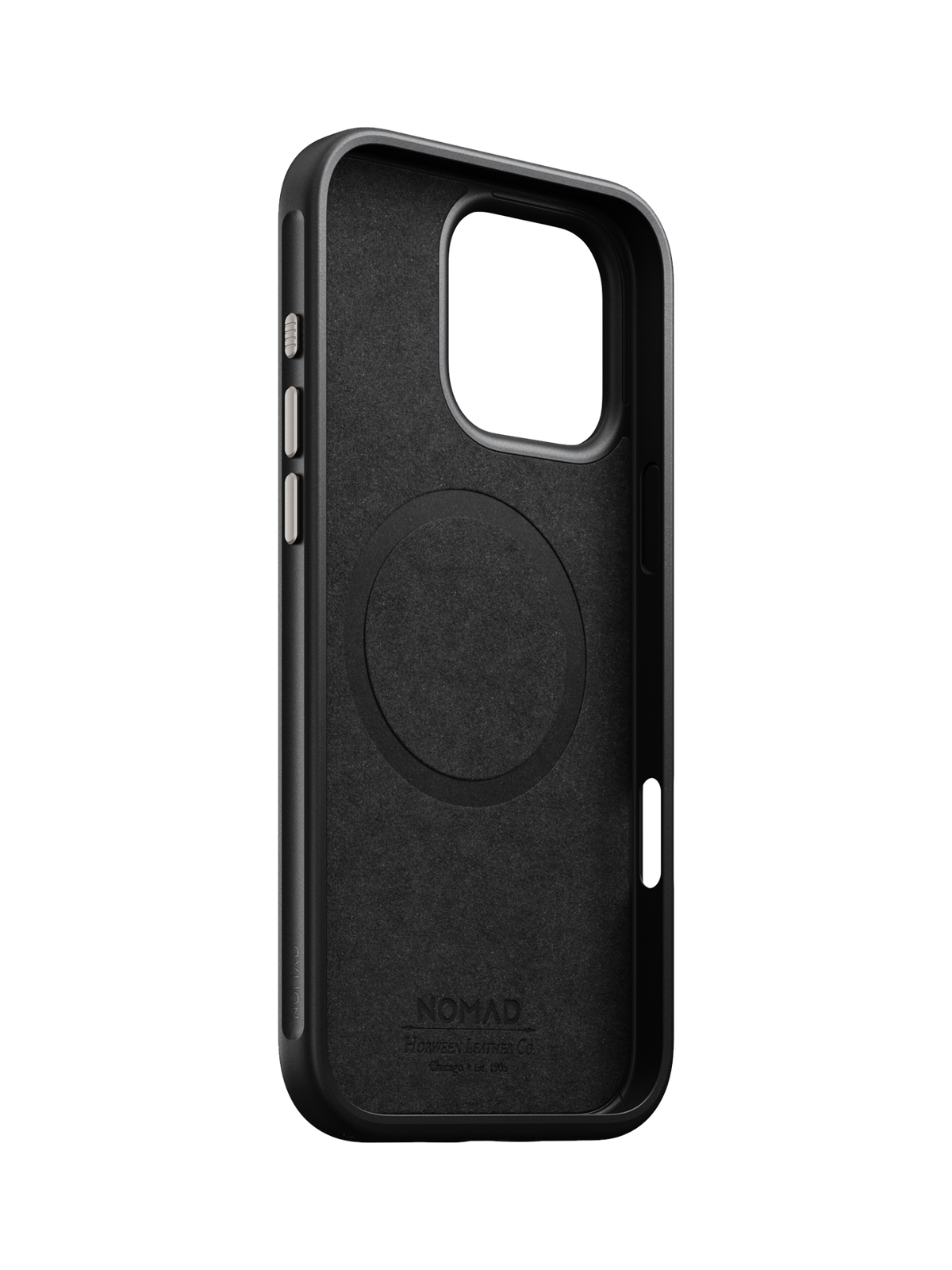 Nomad Modern Leather Case with Horween Leather for iPhone 16 Pro Max - Green Chrome - Limited Edition